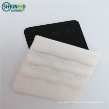 Fashion White 55mm Bra Hook and Eye Fastener with Nylon Fabric Brushed for Underwear Bra Accessories